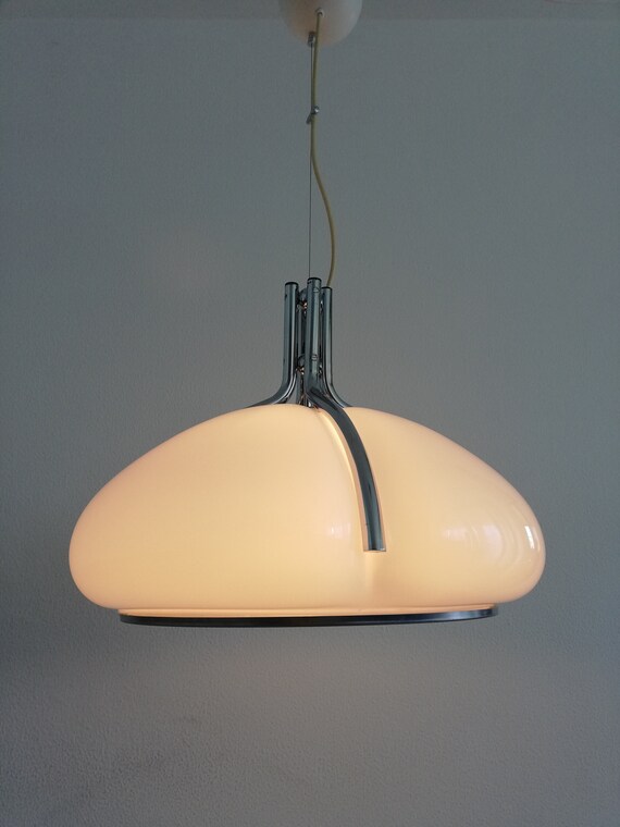 Vintage Guzzini Quadrifoglio Ceiling Light By Gae Aulenti Etsy