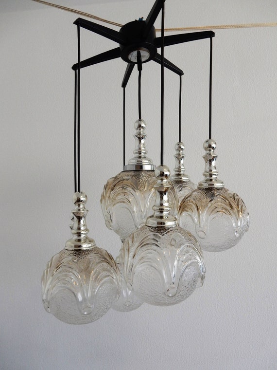 Rare 32 Globe Stilnovo Chandelier | | Stilnovo Rare 32 Globe Stilnovo Chandelier | | Stilnovo