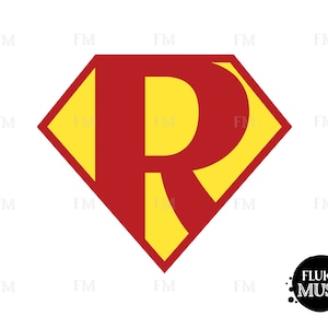 Super R Shield SVG / Super R Cuttable / Superhero Clipart