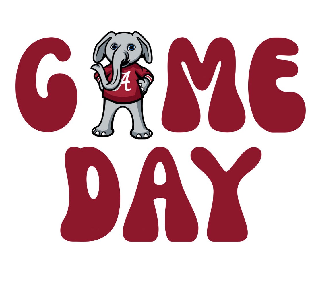 Alabama Game Day PNG Digital File Etsy