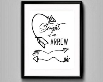 arrow artwork etsy