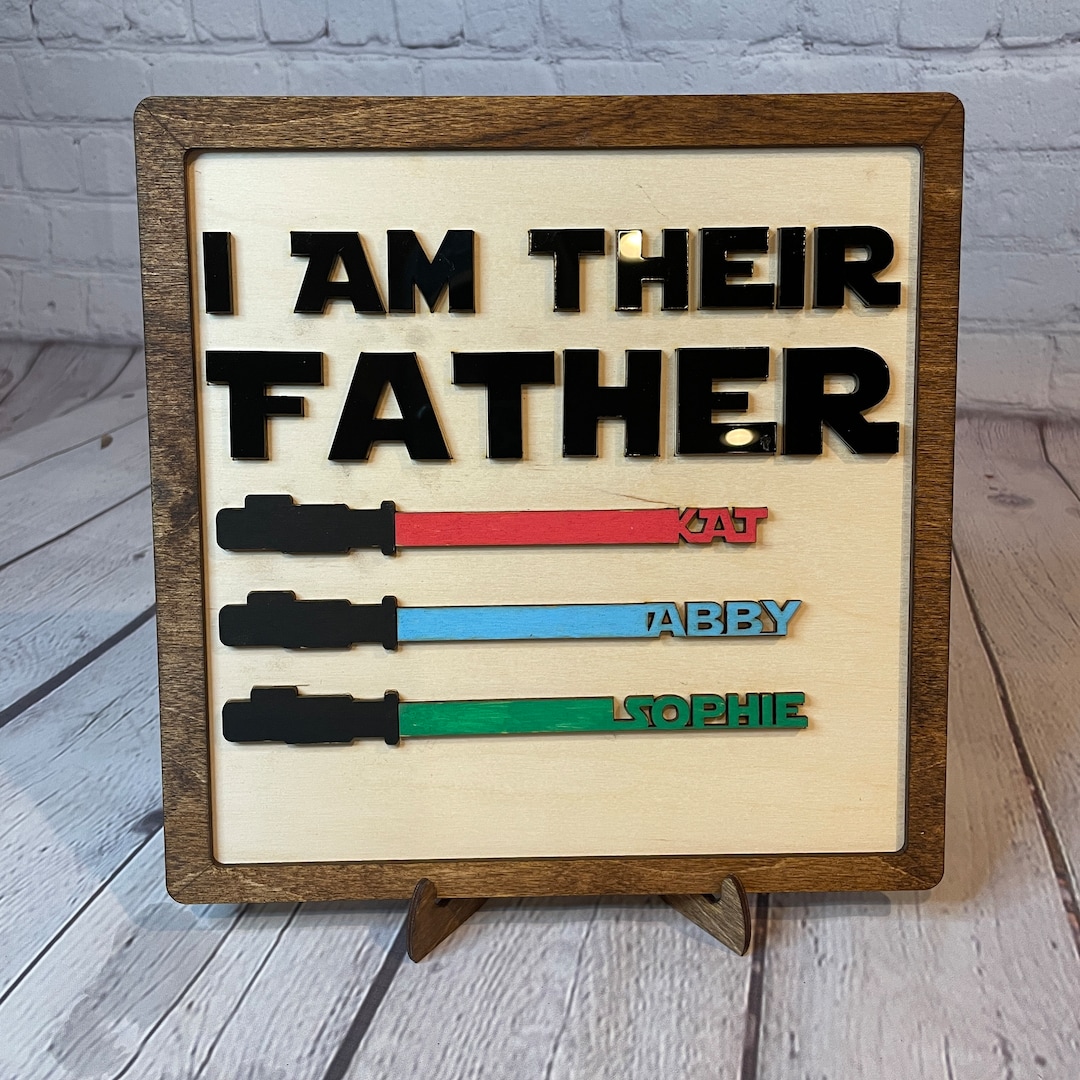 Star Wars Fathers Day Gift Personalized Fathers Day Gift - Etsy