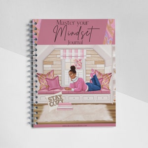 Spiral Notebook, Notebook, African American Notebook, Afro Notebook, Line Notebook, Journal