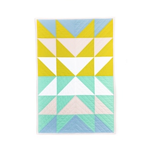 Horizons Wall Hanging | Modern Wall Decor | Wall Art | Quilted Wall Hanging | Modern Quilt | Mini Quilt