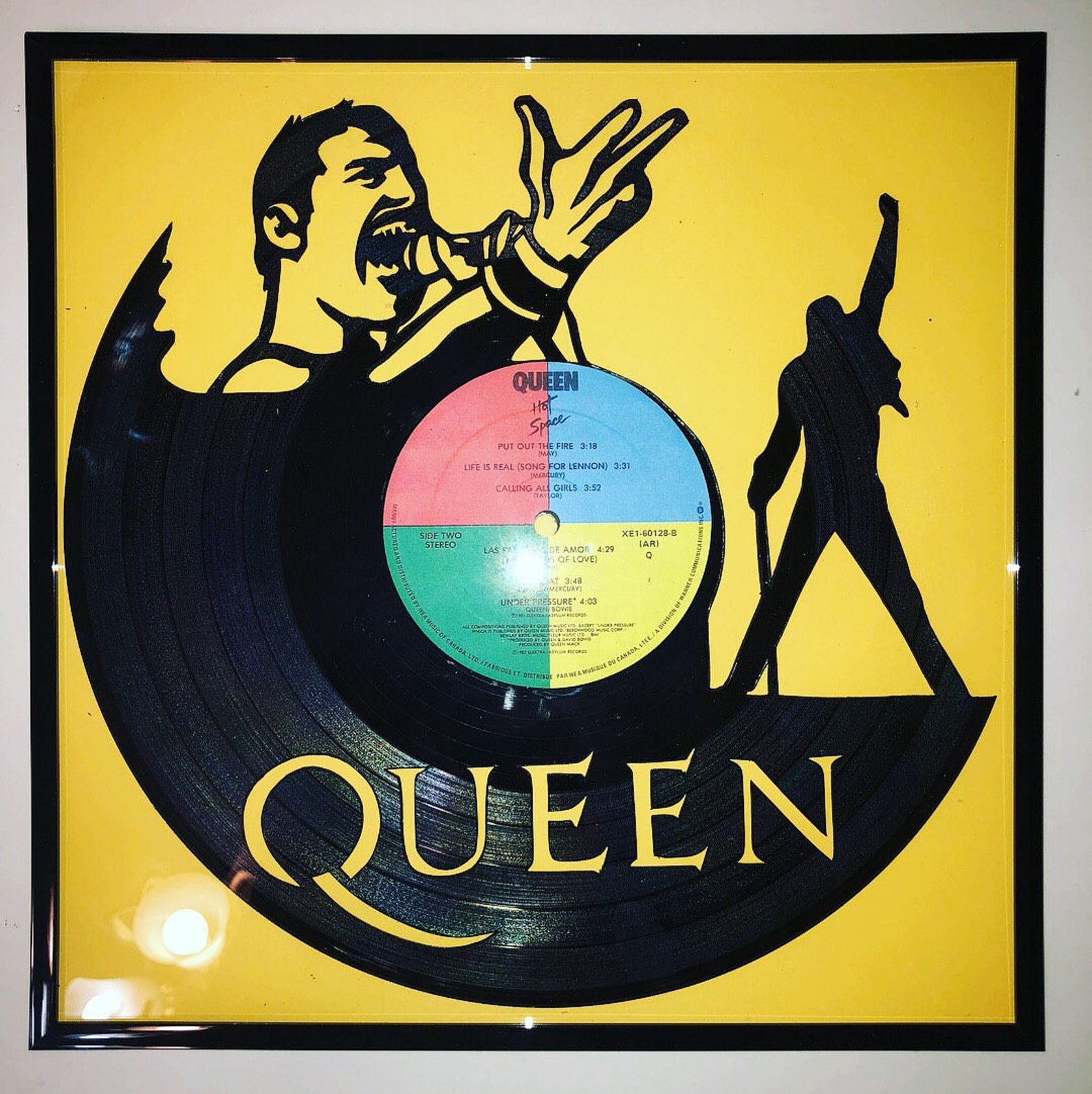 Queen Vinyl Art Etsy