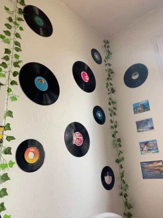 8Pcs wall records decor Exquisite Records For Wall Vinyl Record Decor for