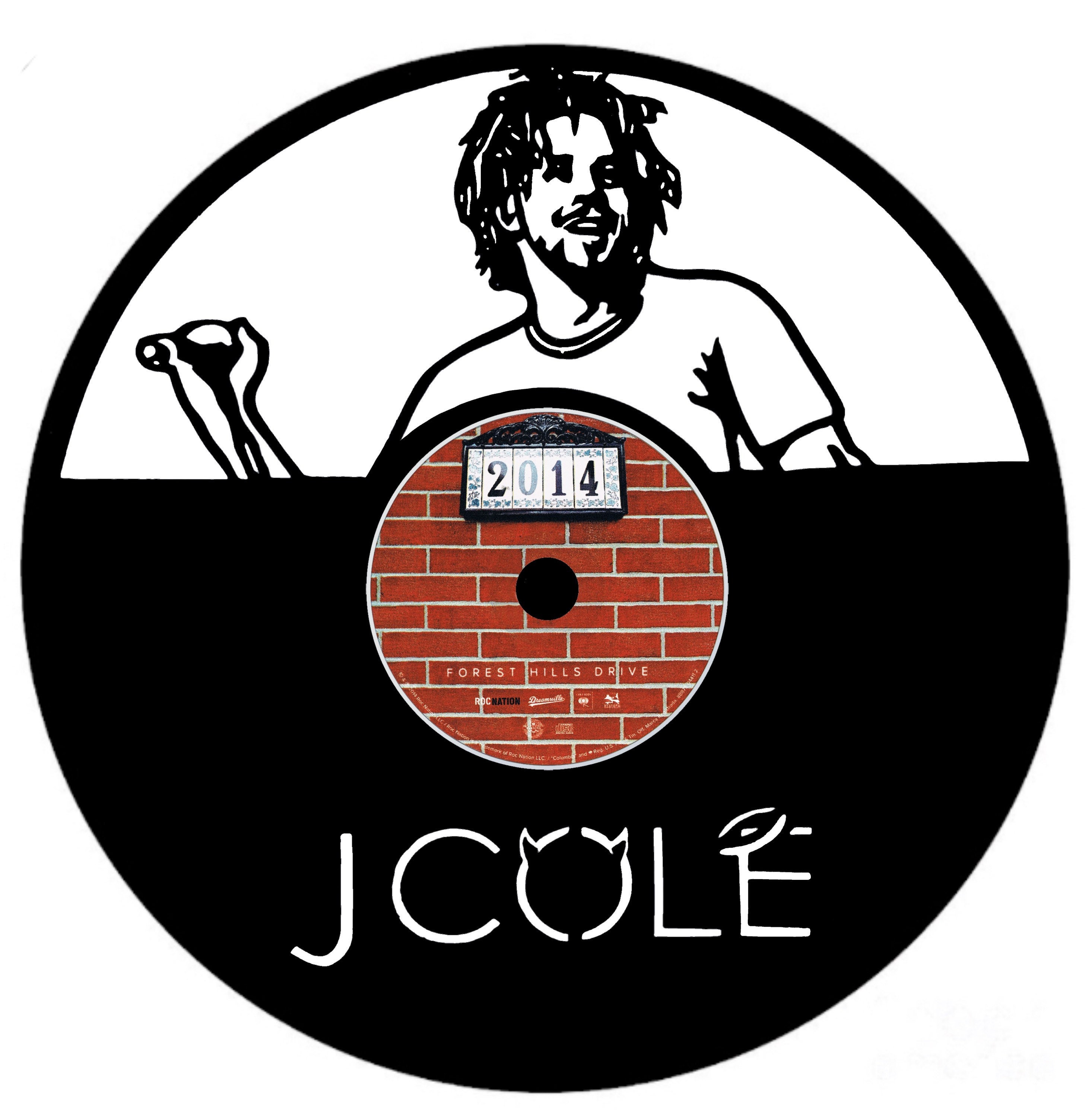 J Cole Vintage Vinyl Record Art 12 Inch for Wall Art Hip Hop Etsy Norway