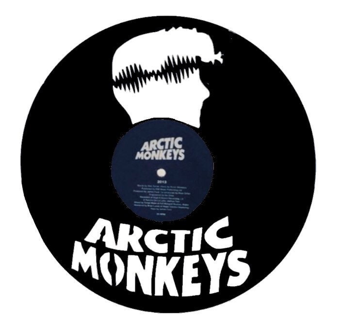 Arctic Monkeys Vintage Vinyl Record Art 12 Inch for Wall Art Rock Music ...