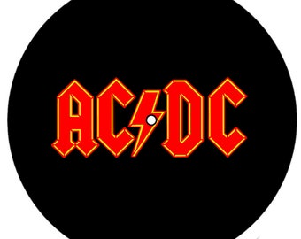 AC / DC Vinyl Art 12 &quot;pulgadas para la decoración del hogar de música de arte de pared