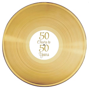 Gold Record Wedding Guest Book Idea, Custom Label Wedding Guest Book Vinyl Record, Graduation, Personalized Wedding Decor, Anniversary Gift