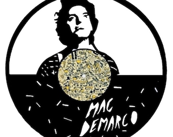 Mac Demarco Vintage Vinyl Record Art 12” Inch For Wall Art Indie Music Home Decor