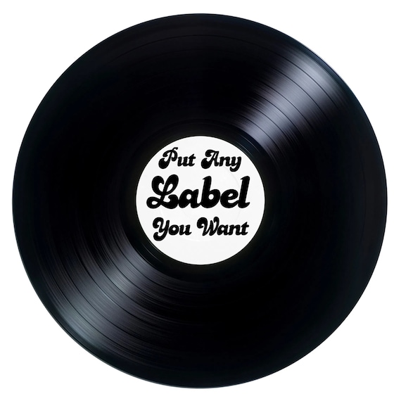 Rock -N- Roll With Record Sticker