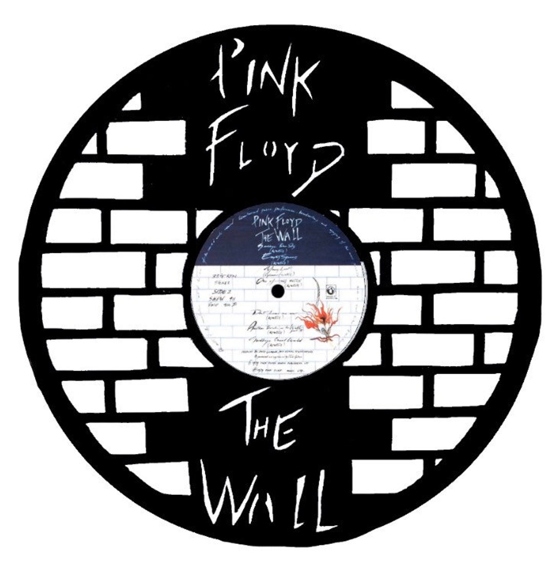 Pink Floyd the Wall Vintage Vinyl Record Art 12 Inch for Wall Art Rock & Roll Music Home Decor