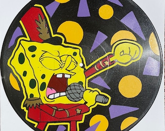 Spongebob Squarepants Vinyl Art 12” Inch For Wall Art Music Home Decor