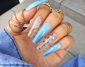 Blue Ombre Butterfly Etsy Blue Ombre Butterfly Etsy