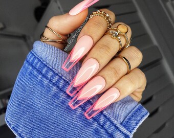 Custom Press On Nails Salon Quality Gel And Par Nailroomstudio Custom Press On Nails Salon Quality Gel And Par Nailroomstudio