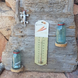 Thermomètre Arctic à poser en bois : déco made in France