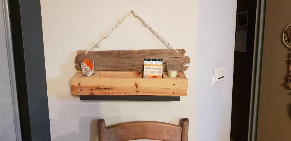 Étagère Bois Flotté et Palette.