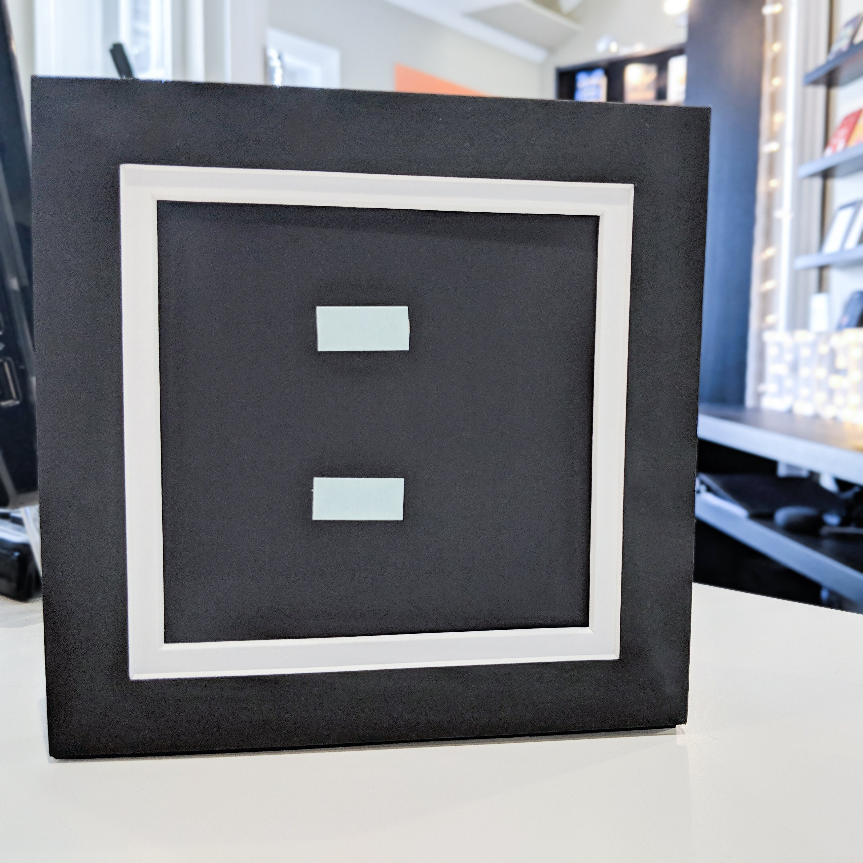 Black Square Voice Recordable Frame Card Singing Photo Frame Etsy