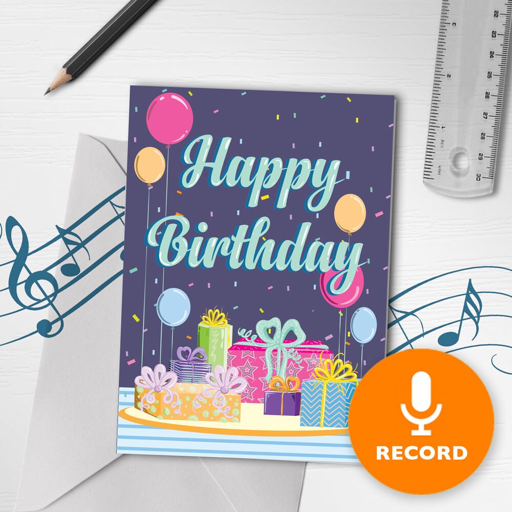 Happy Birthday Card With Music Happy Birthday Card With Music