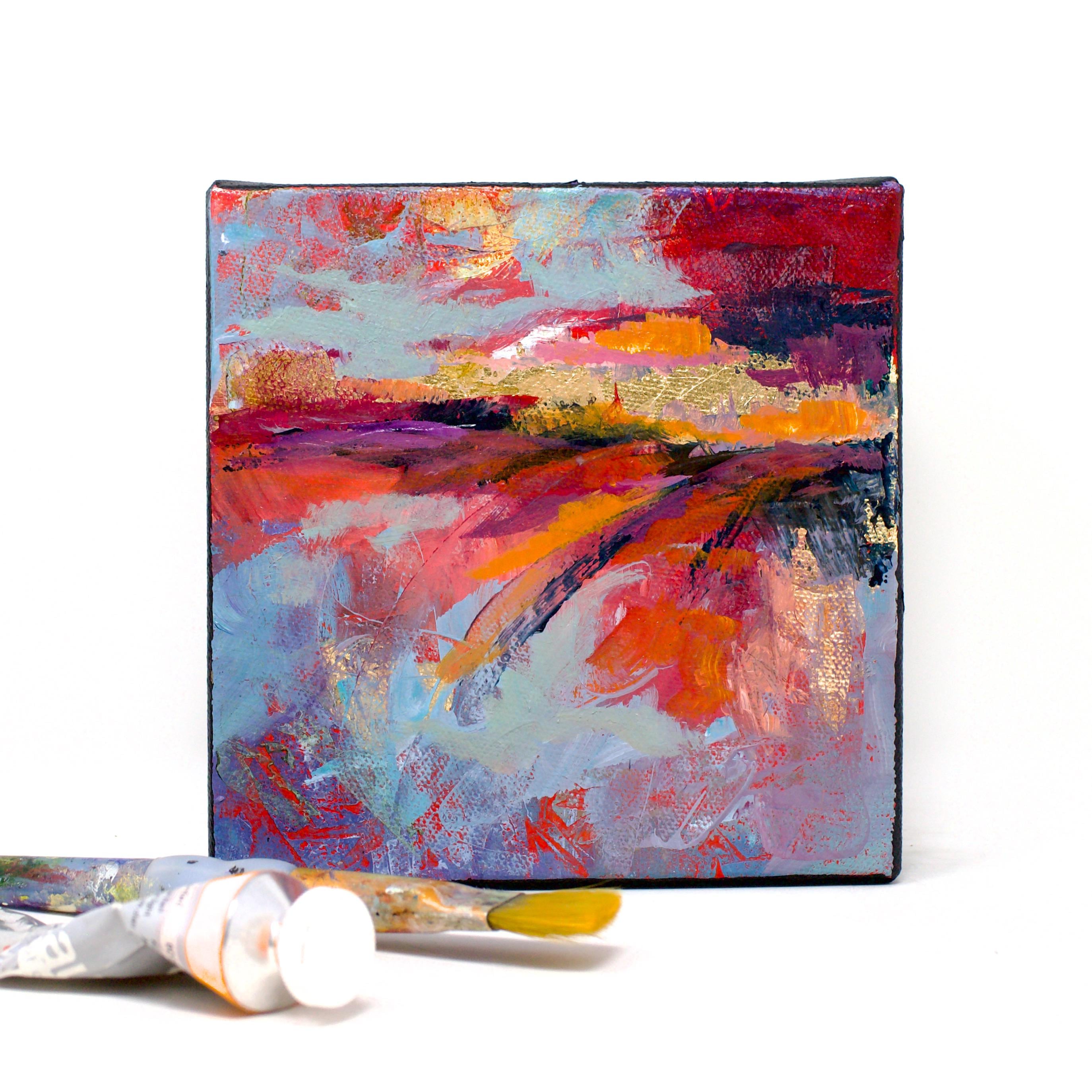 Mini Abstract Painting On Canvas bold Colorful Original Art Modern mini-abstract-painting-on-canvas-bold-colorful-original-art-modern