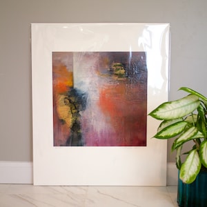 Abstract painting, acrylic painting on canvas,  &quot;Awaken&quot;