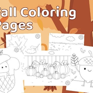 Fall Coloring Pages