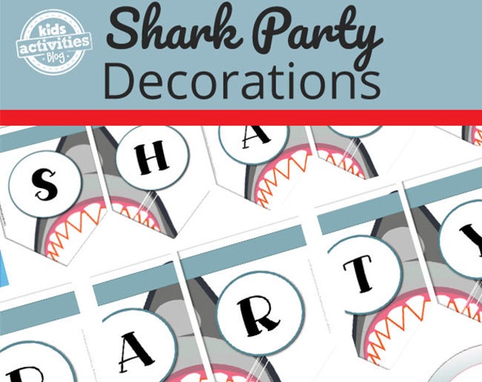 Shark Glasses Printable - Etsy