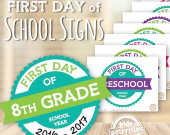 Back to School Printables Bundle, Activity Bundle for Kids, First Day ...