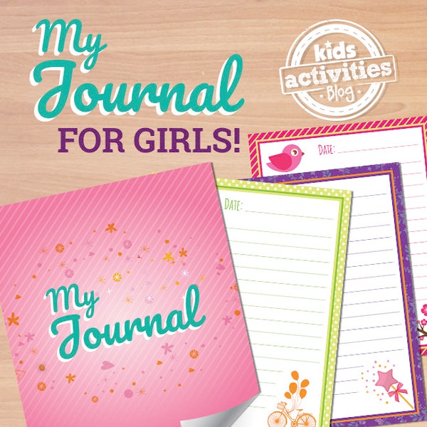 Printable Journal for Girls for Home or School