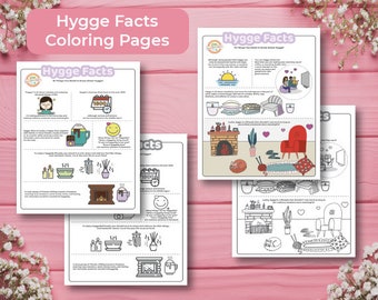 Hygge Facts Coloring Pages & Color Printable