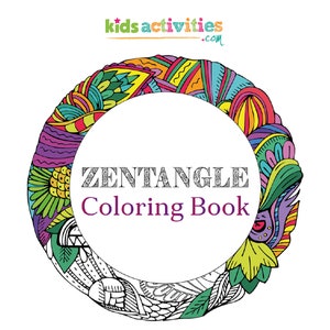 Download Alphabet Coloring Pages Zentangle Coloring Book For Adults Etsy