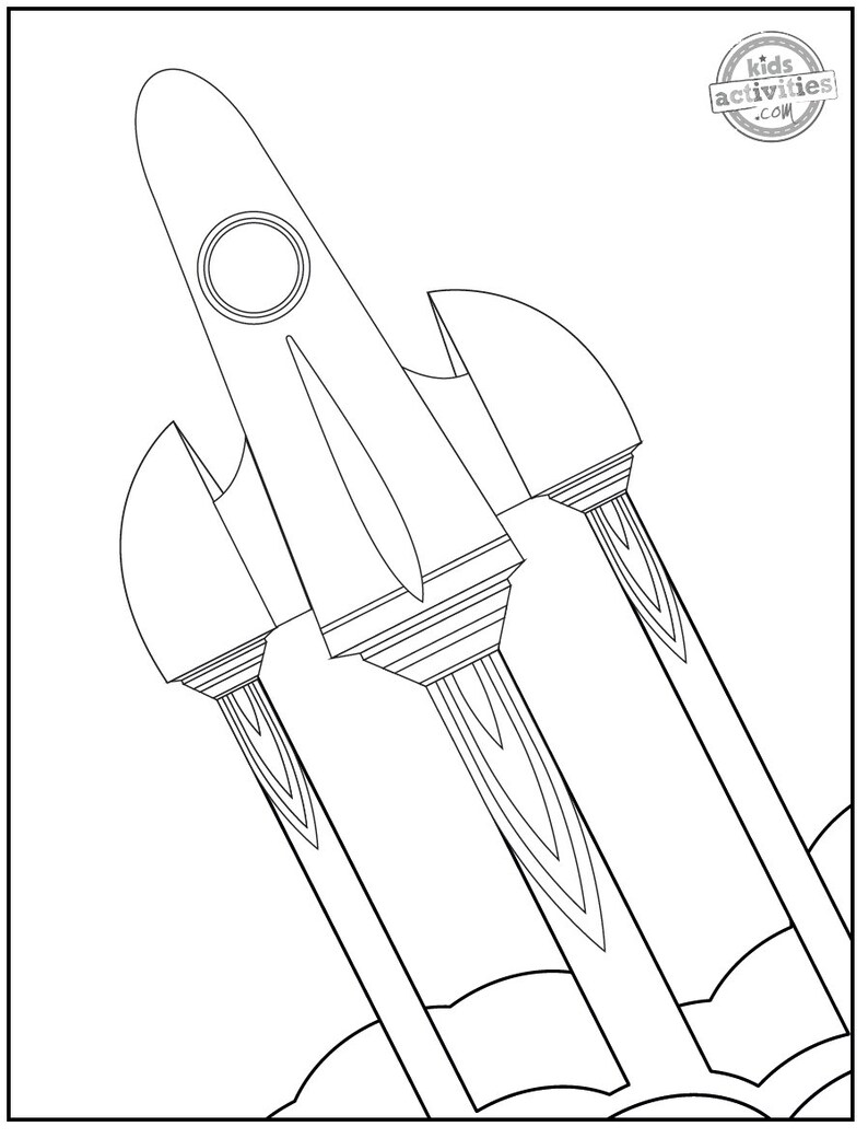 Space and Science Coloring Pages - Etsy Canada