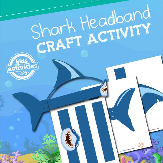 Shark Headband Printable | Etsy