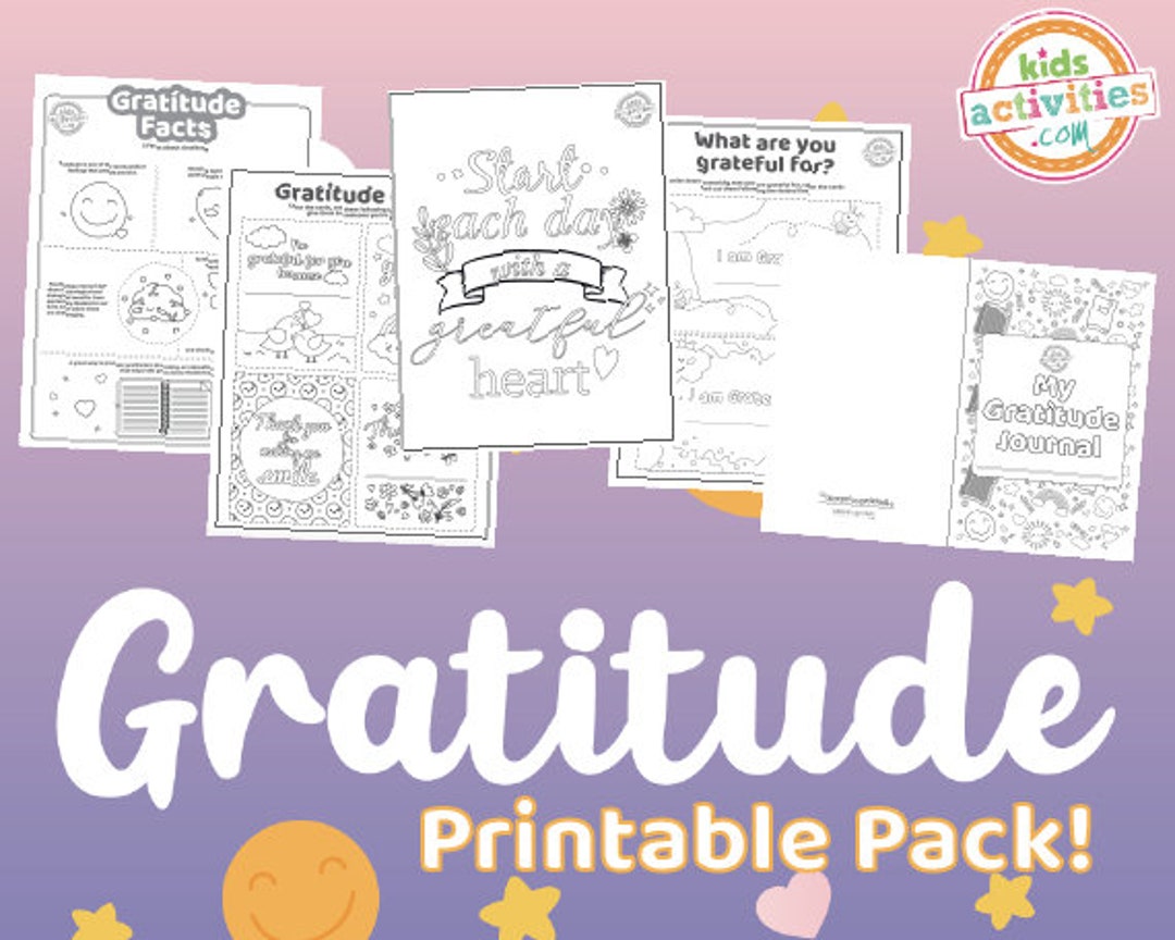 Gratitude Printable Pack - Etsy