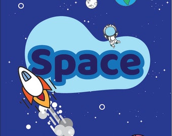 Space Bundle: Space, SpaceX and Mars Rover Coloring Pages & Printables