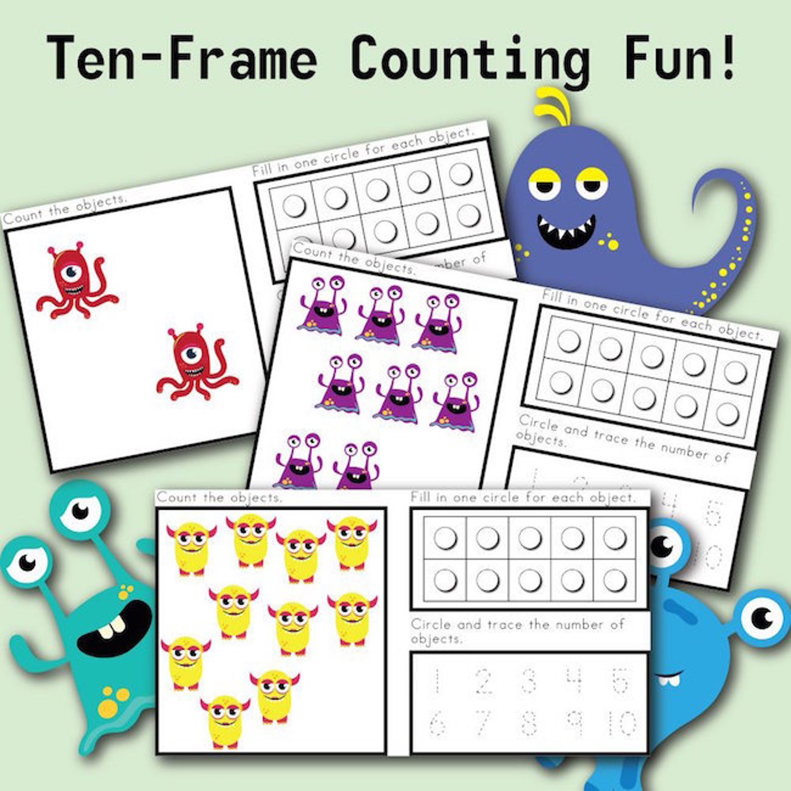 Frame count. Frame count. Make ten maths. Valk 3 m. Frame count.