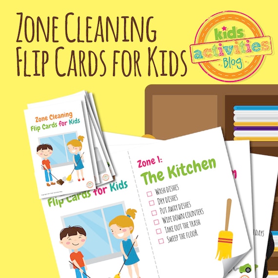 Zone Cleaning Chart For Kids