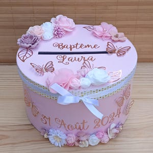 Commande réservée a Elodie Urne à enveloppes papillons