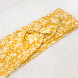 Yellow Floral Headband