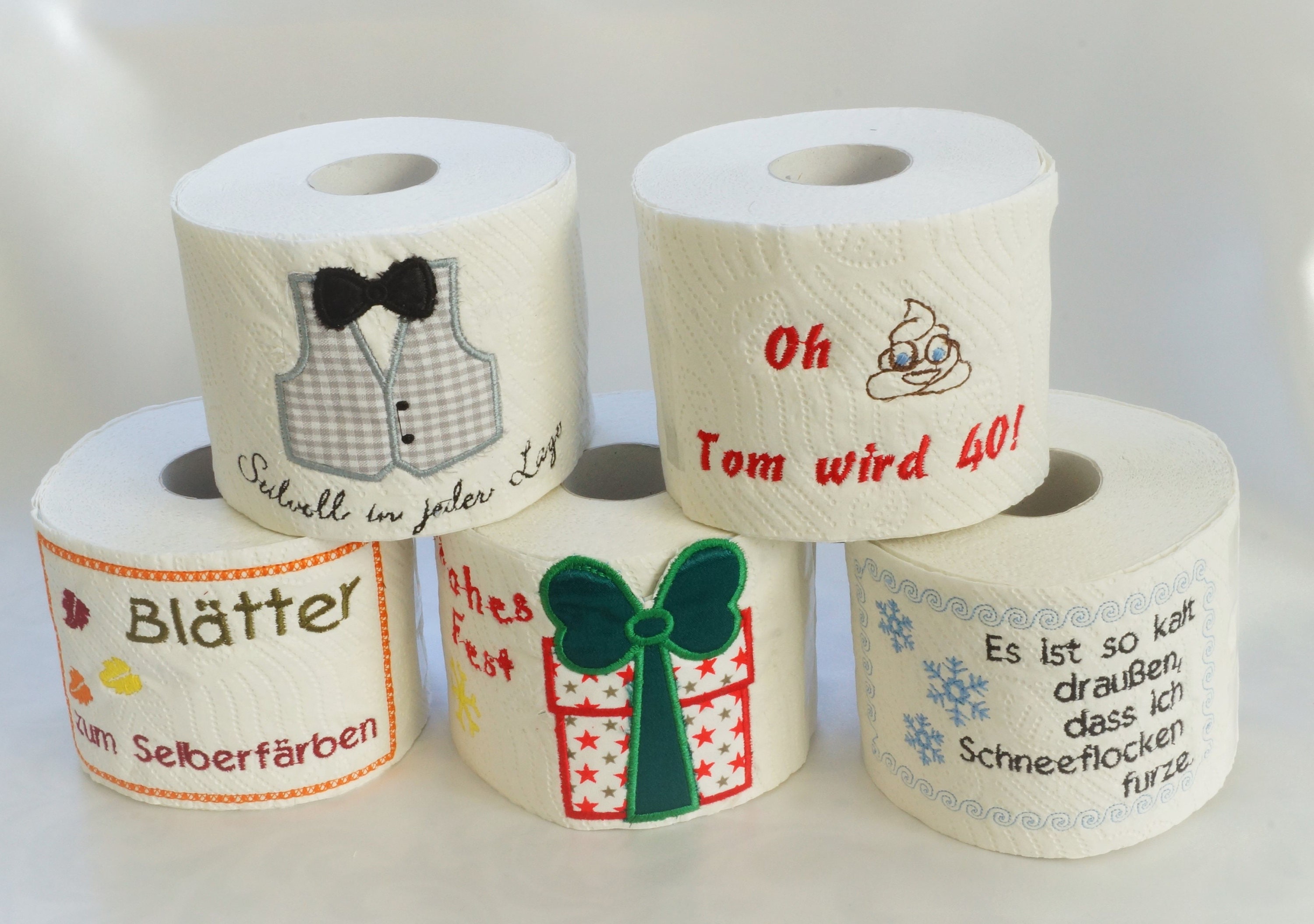 Toilettenpapier mit Spruch Kleingeschenk Scherzgeschenk Etsy