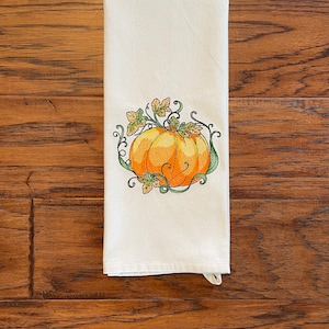 Monogrammed Kitchen Towels, Personalized Kitchen Towel, Pumpkin Towel, Fall  Decor, Thanksgiving Towel Pumpkin Pot Holder Tea Towel KTH22