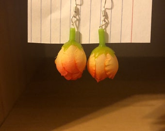 Rosebud Earrings