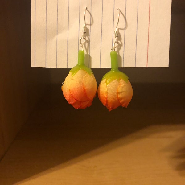 Rosebud Earrings