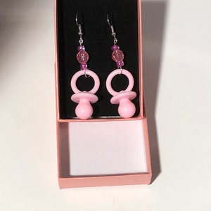 Pacifier Earrings