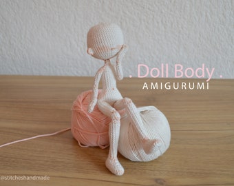 Doll body amigurumi / PDF pattern