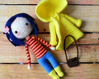 Coraline Amigurumi Doll