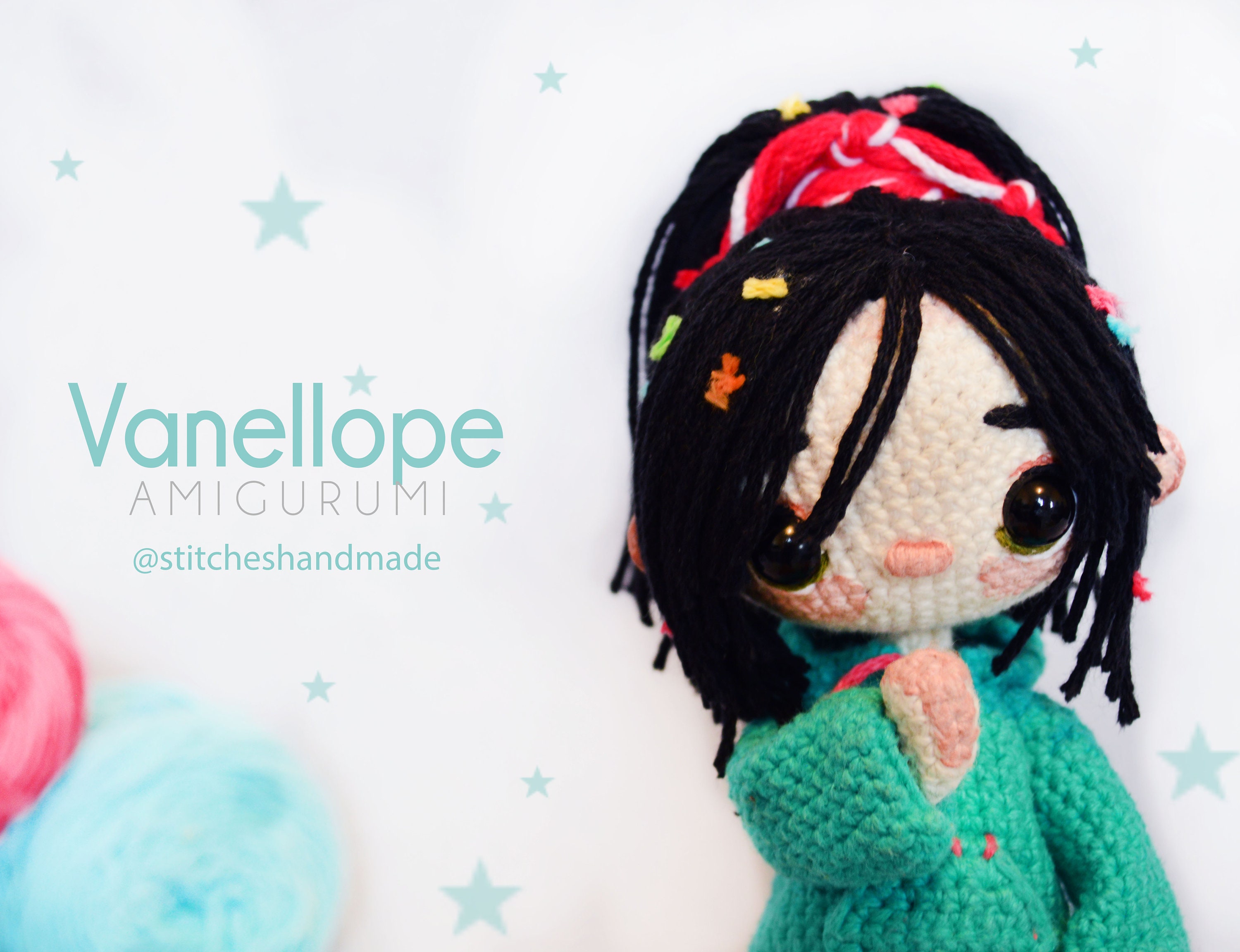 PDF Pattern / Vanellope - Wreck It Ralph / Digital File - Etsy