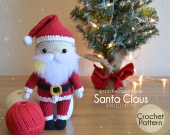 Crochet Pattern / Santa Claus Amigurumi / Digital File