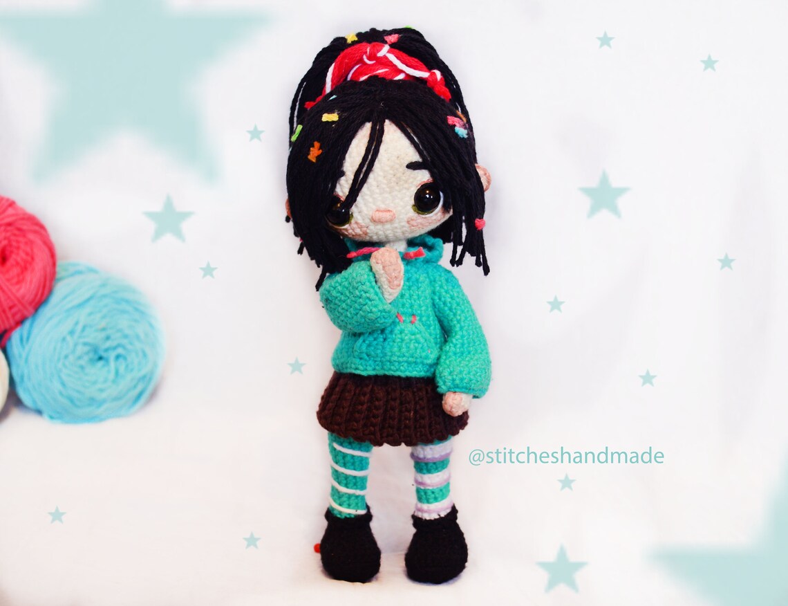 PDF Pattern / Vanellope Wreck It Ralph / Digital File | Etsy